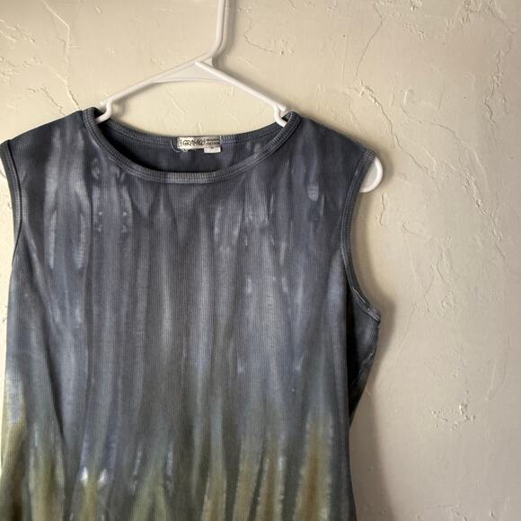 Gramicci Tie Dye Sleeveless Tank Top L Boho Outdoor Core‎ Grunge Streetwear - Picture 2 of 7